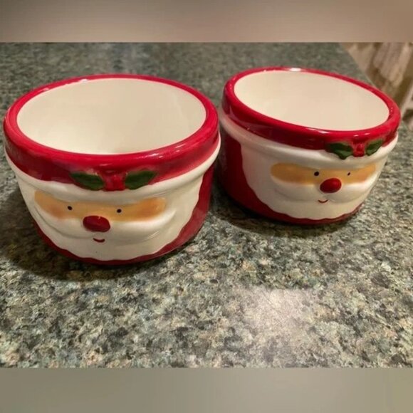 NWT Santa Claus Ramekins - Set of 2 - Picture 3 of 4